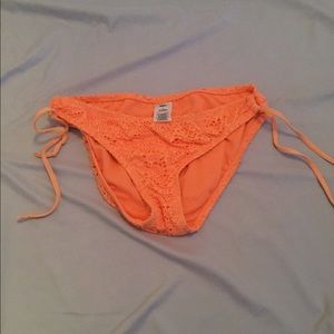 Orange target bikini bottoms! (L)